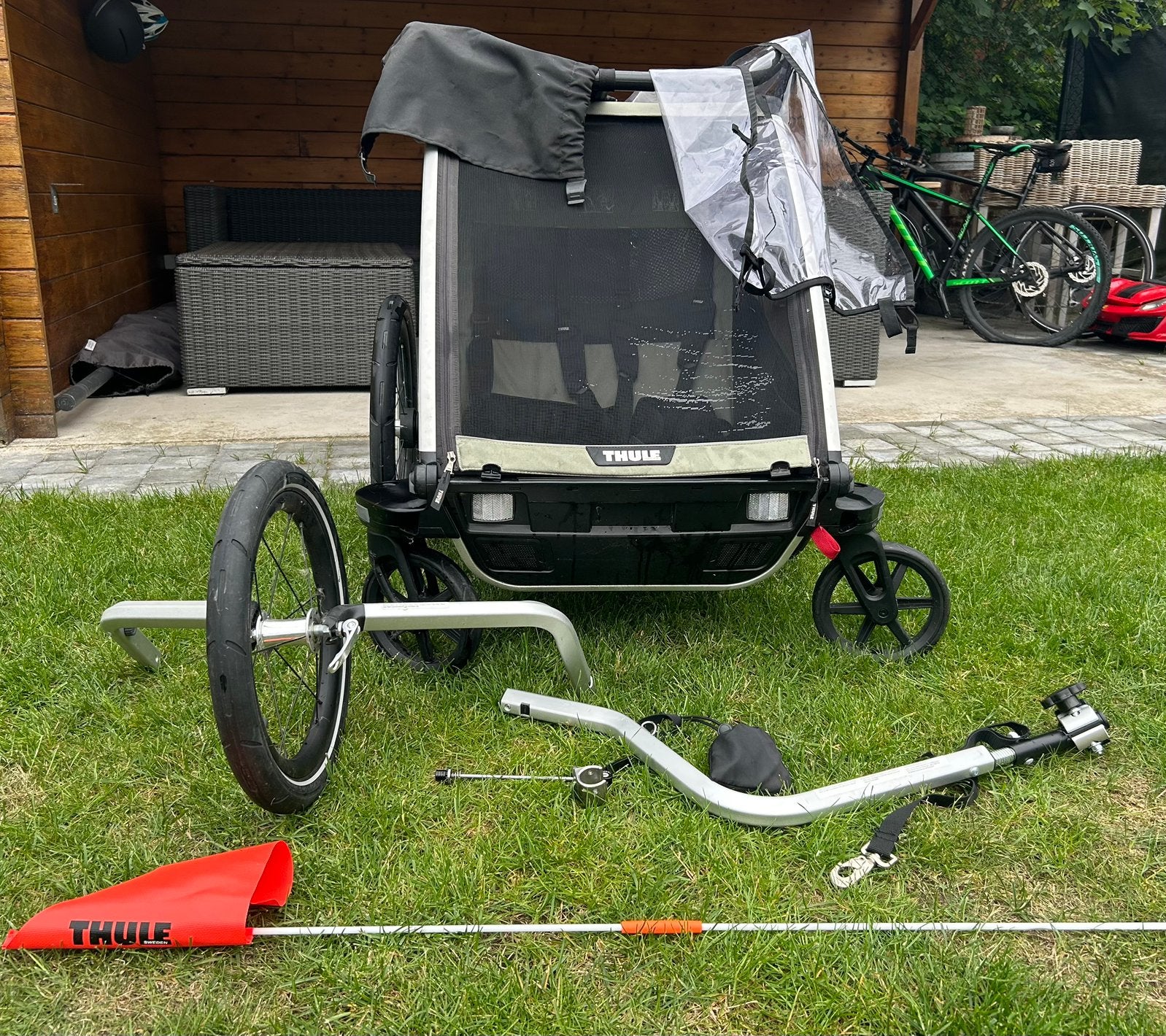 Thule chariot lite 2, Enlèvement, Utilisé, Remorque pour enfant, Pliable