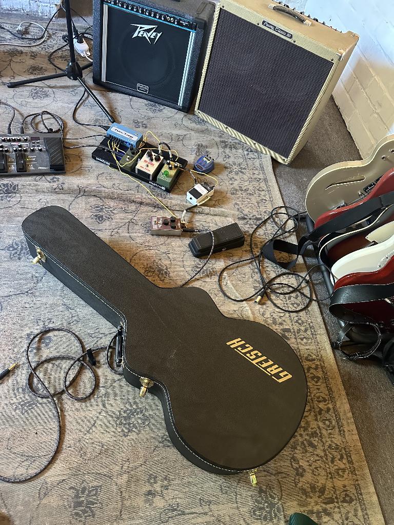 Gretsch koffer, Ophalen, Zo goed als nieuw, Elektrische gitaar