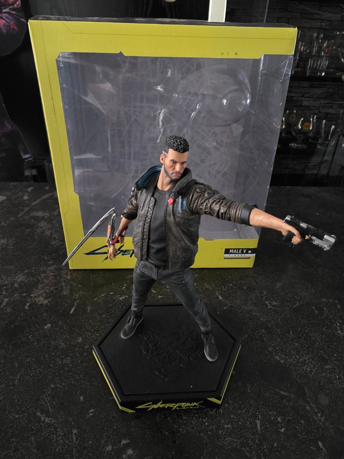 Statue Cyberpunk en V pour homme, Enlèvement ou Envoi