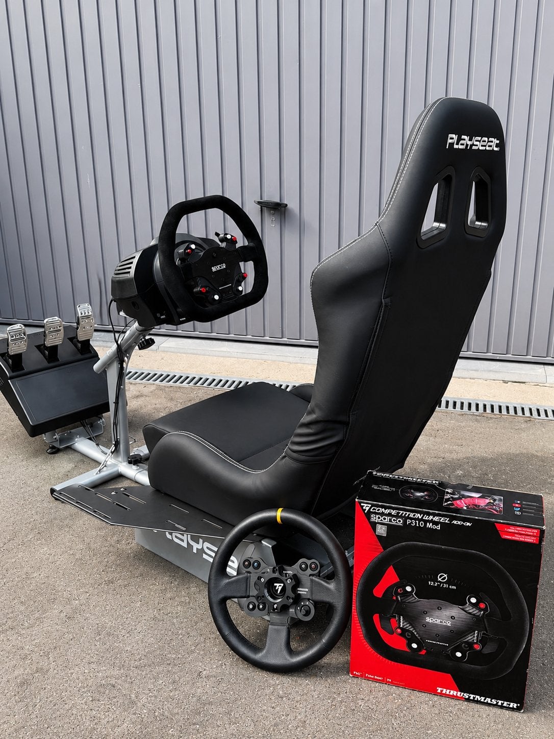 Titre Playseat Alcantara + Thrustmaster T300 + T-LCM, Enlèvement, Comme neuf