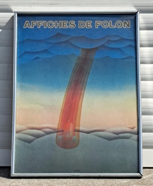 Lithographie de jean michel folon, Antiek en Kunst, Kunst | Litho's en Zeefdrukken, Ophalen of Verzenden, Lithografie