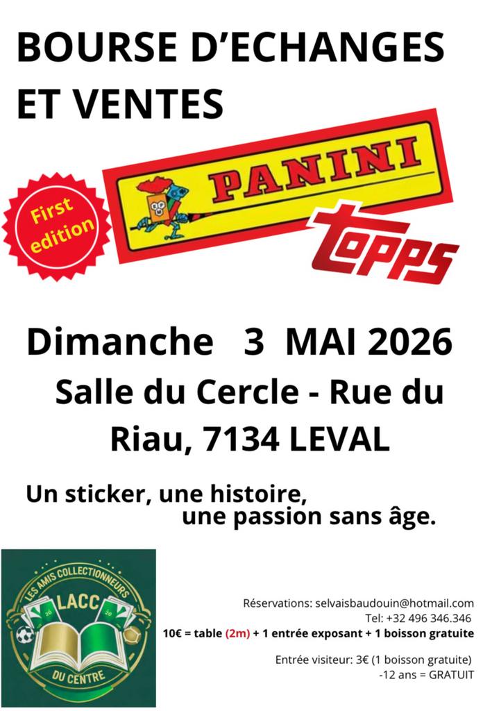 Panini 2024 2022 2020 2018 2016, Enlèvement, Cartes de joueur