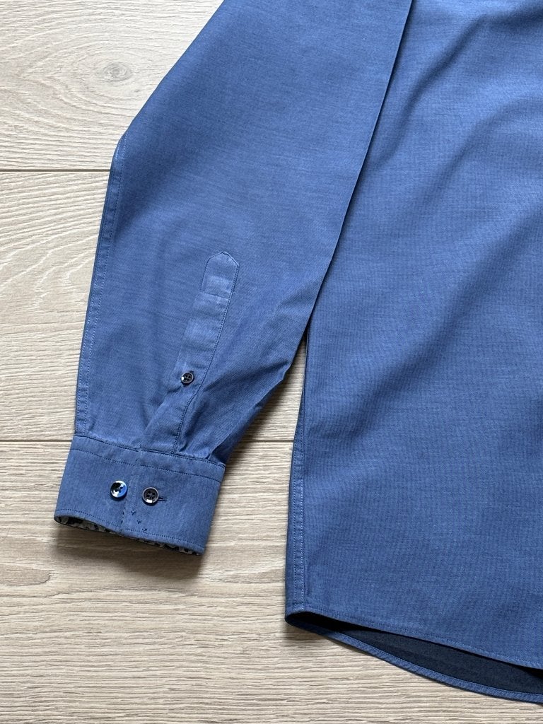 Herenhemden R2 Amsterdam maat 43 (2 stuks), Kleding | Heren, Ophalen of Verzenden, Gedragen, Blauw, R2 Amsterdam