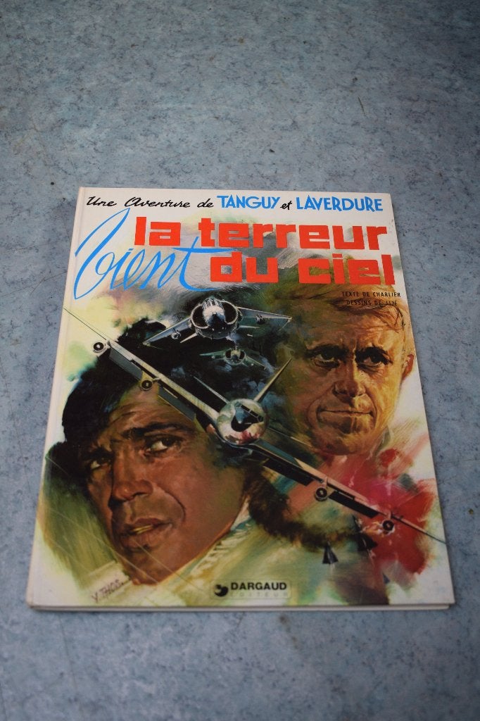BD Tanguy Laverdure bande dessinée La terreur du ciel 1975, Boeken, Ophalen of Verzenden, Zo goed als nieuw