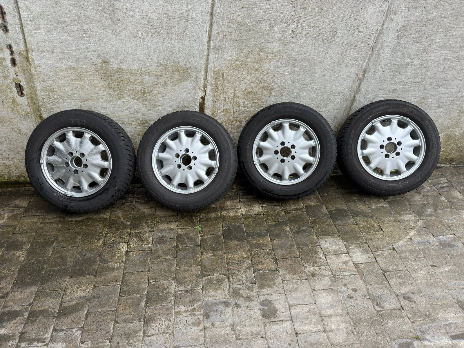 Mercedes velgen 15’’, Ophalen, Winterbanden, Velg(en)