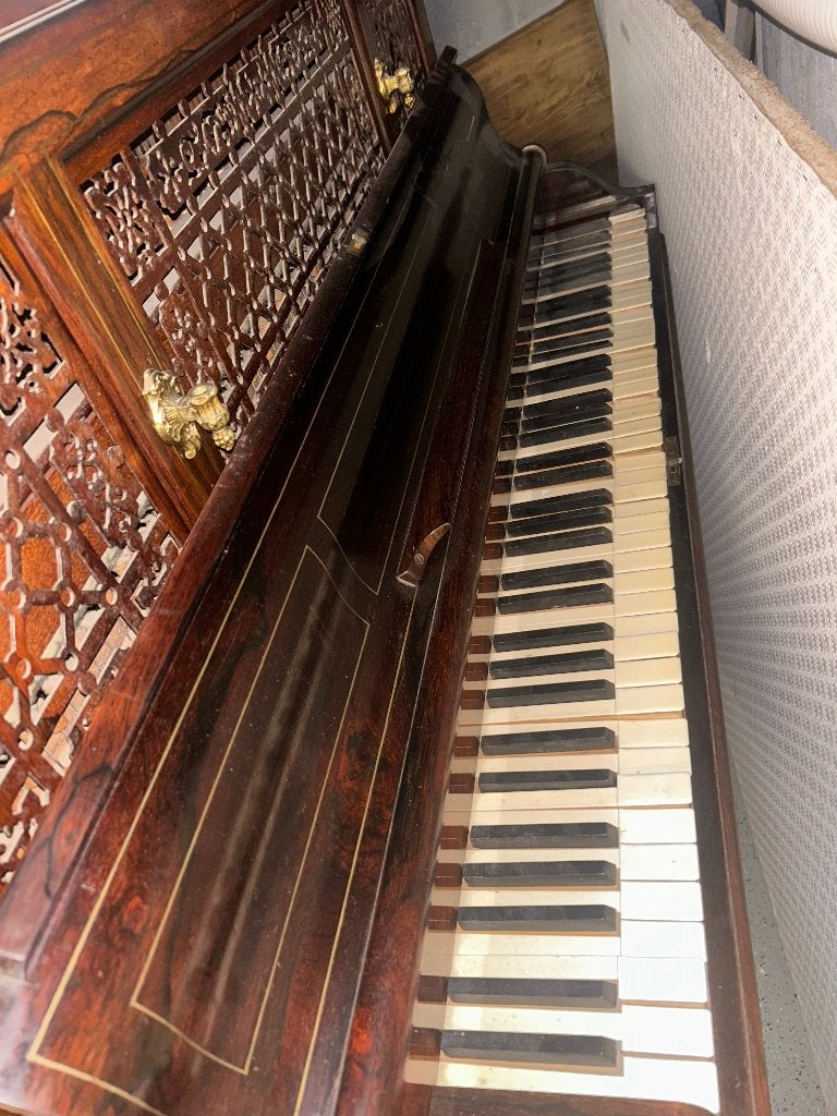 Piano À DONNER, Brillant, Brun, Enlèvement, Utilisé