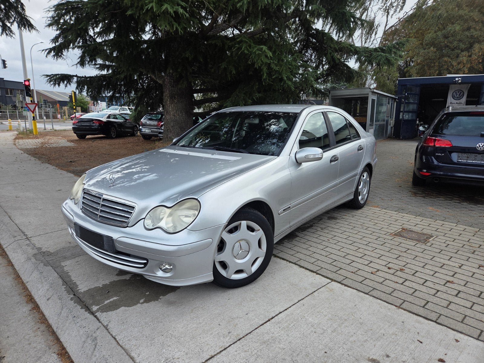 Mercedes c 200 CDI AUTOMAAT rijdt schakelt als nieuw!, 4 deurs, Zwart, 4 cilinders, Cruise Control