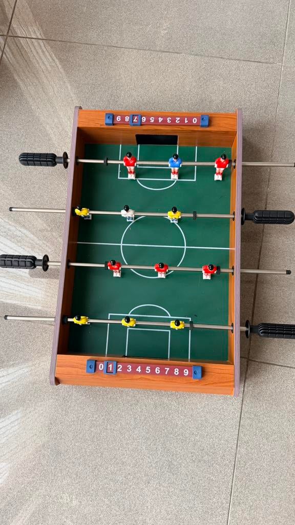 Tafel voetbal spel/soccer speelgoed/ table football set New, Enlèvement, Neuf