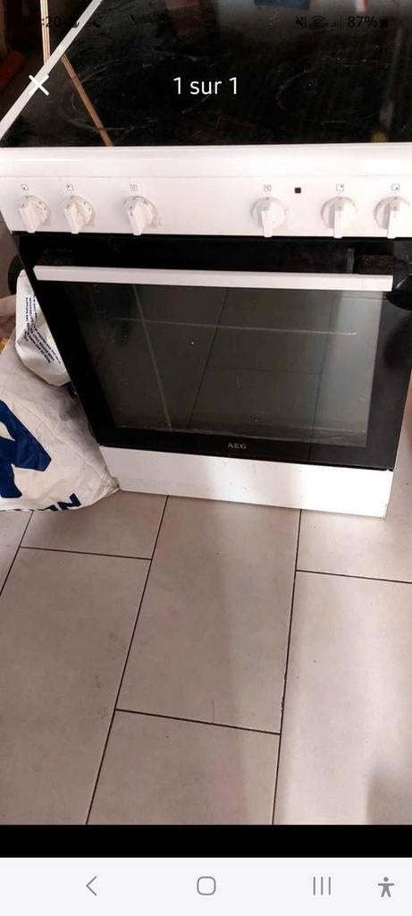 Cuisinière vitro céramique, Electroménager, Enlèvement ou Envoi