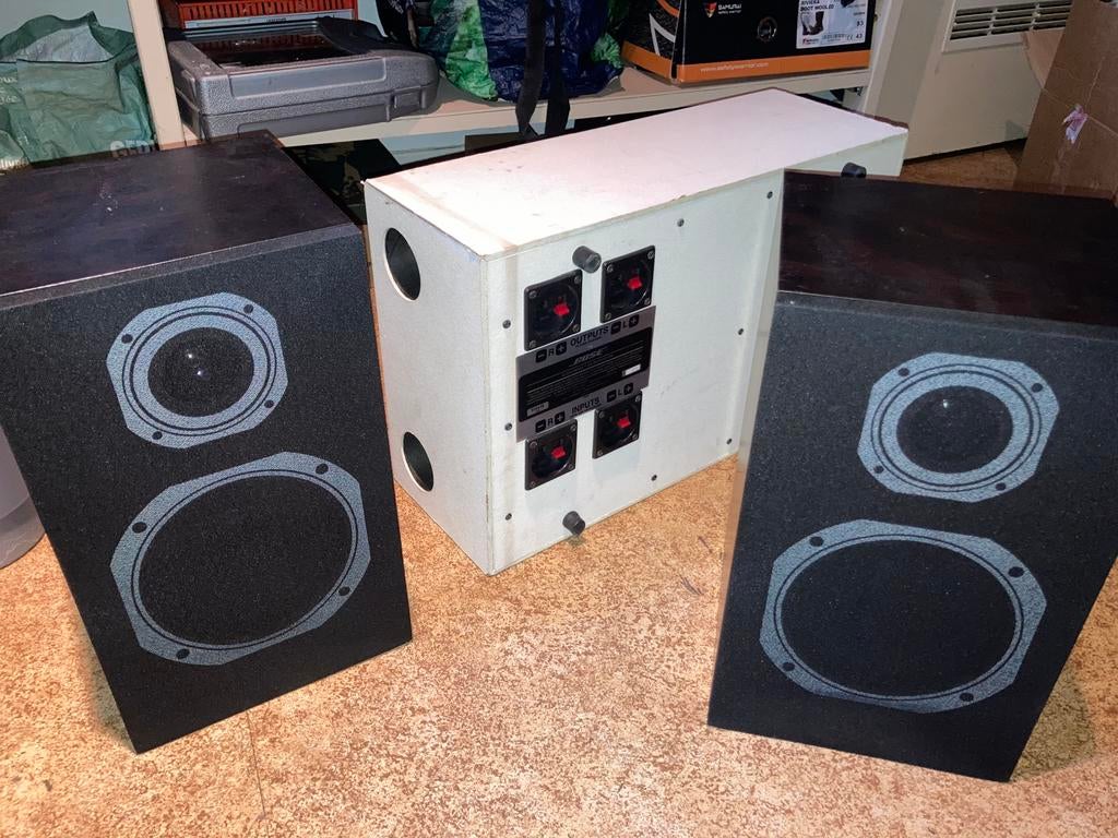 Bose Acoustimass am-5 subwoofer + 2 speakers, TV, Hi-fi & Vidéo, Enceintes, Enlèvement ou Envoi, Comme neuf, Subwoofer, Bose