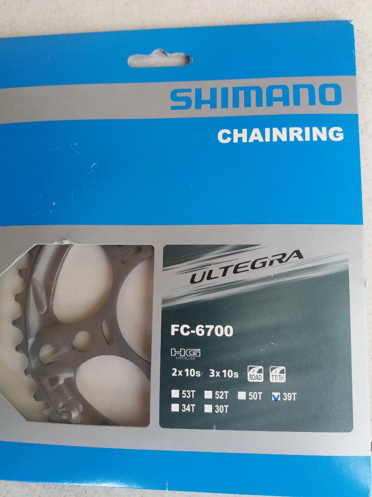 2 shimano tandwielen 39, Enlèvement ou Envoi