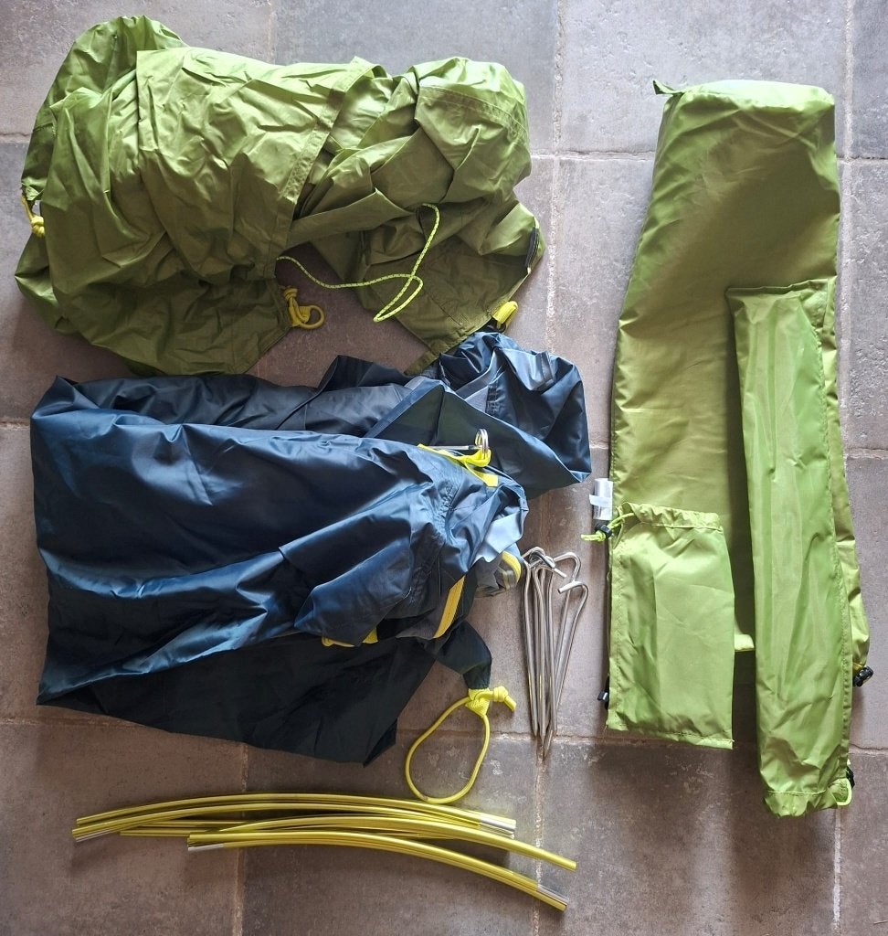Gossamer tent Jack Wolfskin 1 persoon - nauwelijks gebruikt, Ophalen, Zo goed als nieuw, Tot en met 2