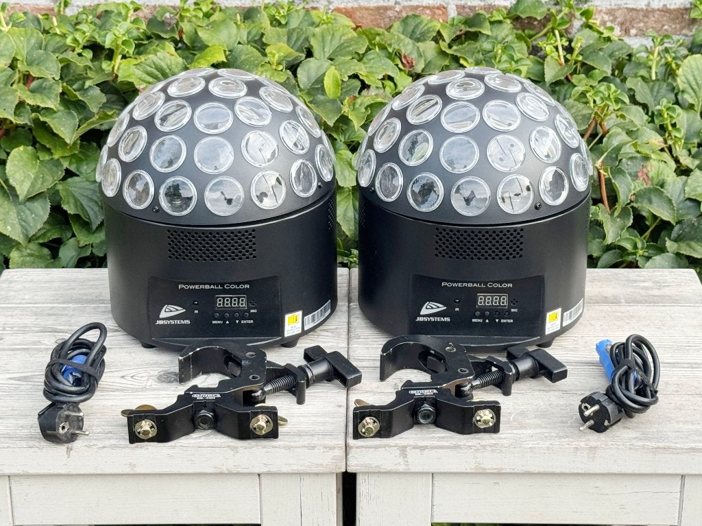 2x JBSYSTEMS Powerball Color Set, Musique & Instruments, Enlèvement, Comme neuf, Lumières, Commande sonore