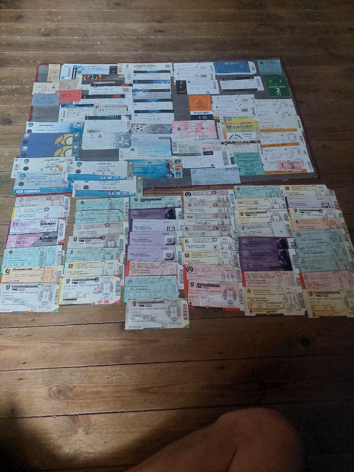 Set voetbalkaartjes, Verzenden, Zo goed als nieuw, Overige typen