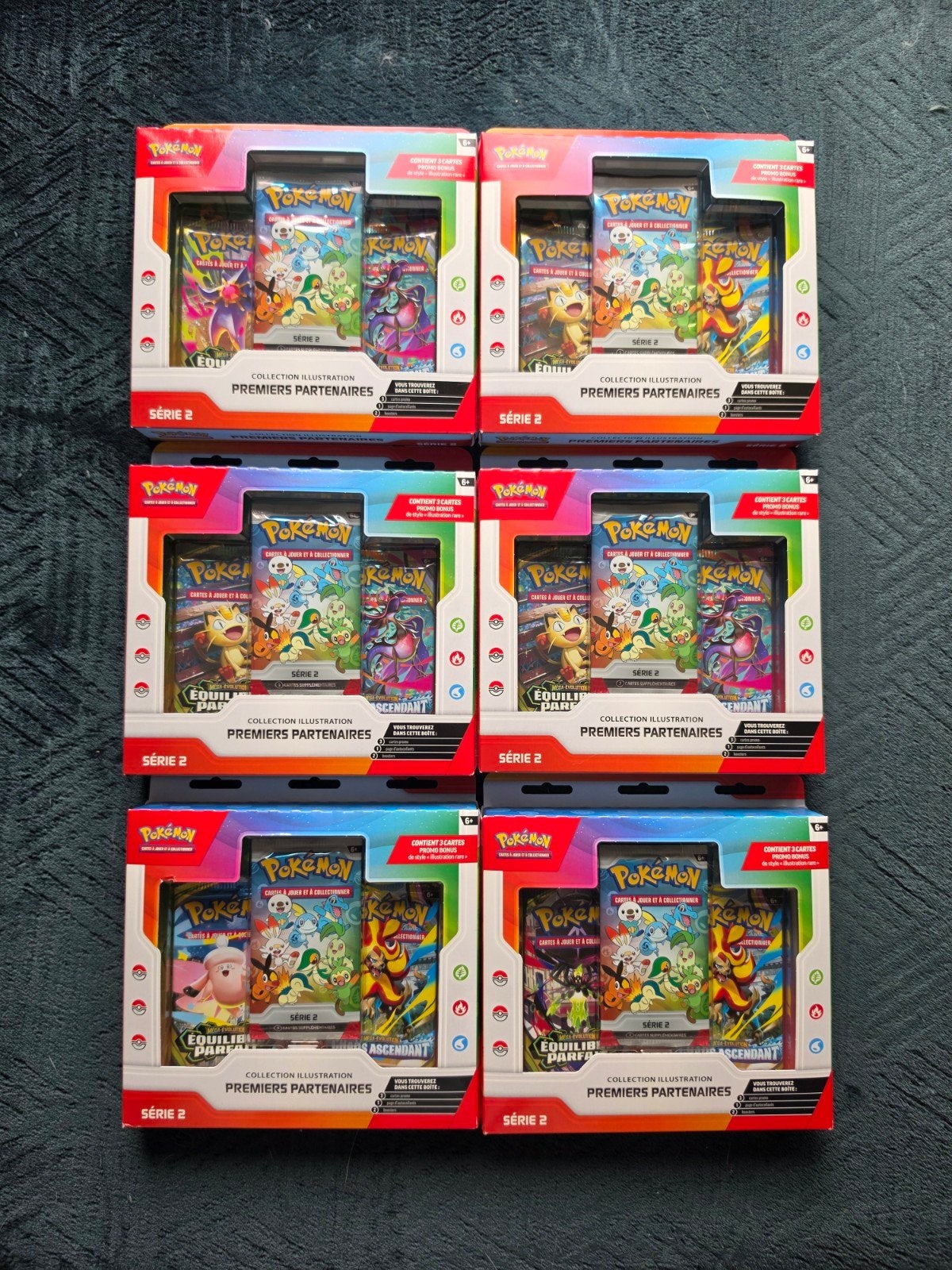 Pokémon - 6 x Premiers Partenaires Série 2 - Neuf, Ophalen of Verzenden, Nieuw