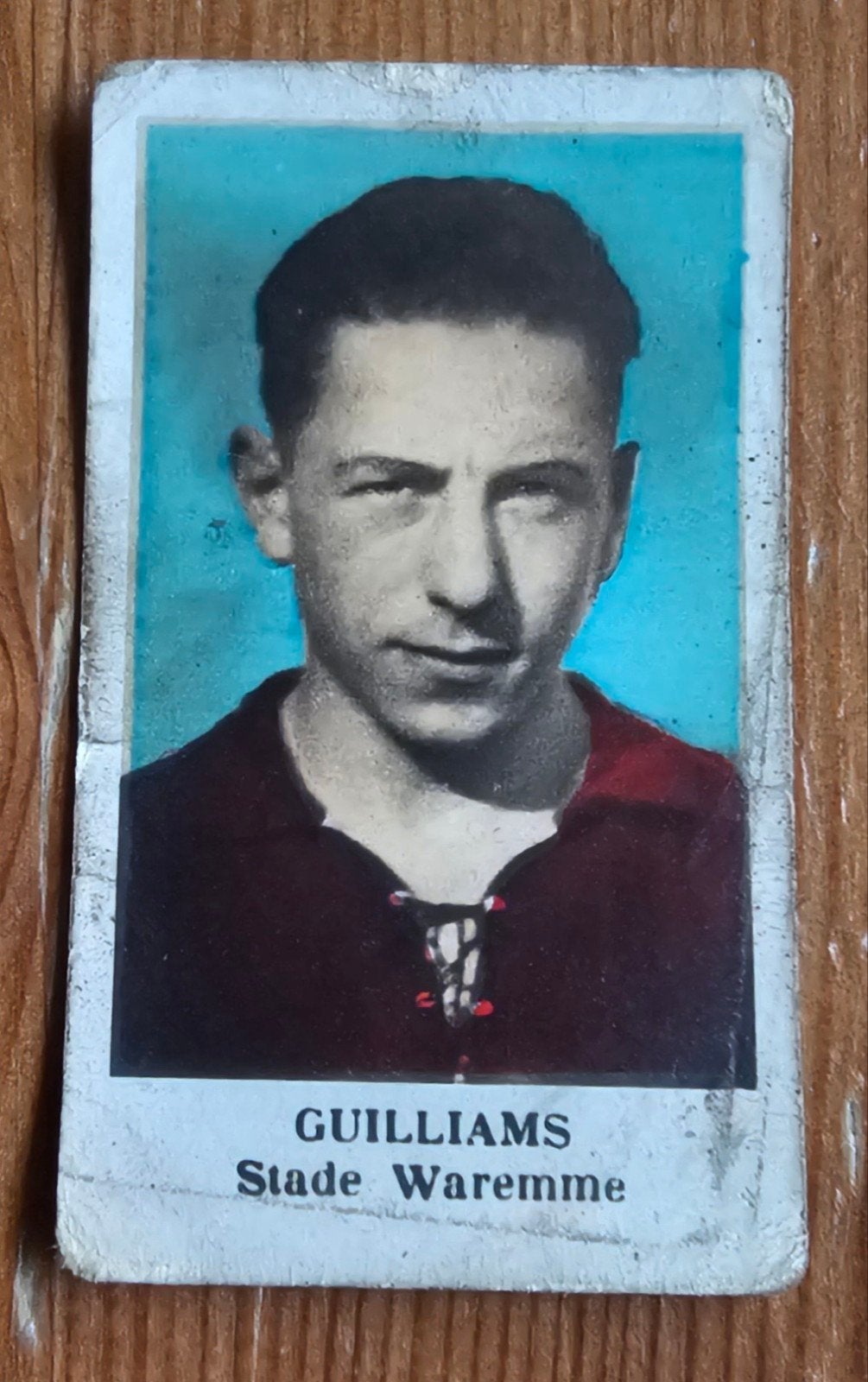 Football Chrome du Stade Waremme de 1932 (pré-panini) !, Enlèvement ou Envoi, Utilisé, Image
