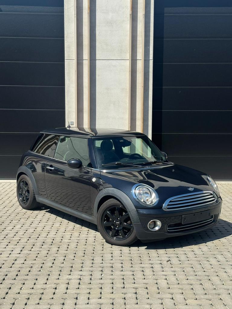 MINI COOPER ONE//AUTOMAAT//1.6i//140.000KM//GEKEURD//CRUISE/, Auto's, Automaat, Euro 5, Zwart, Leder