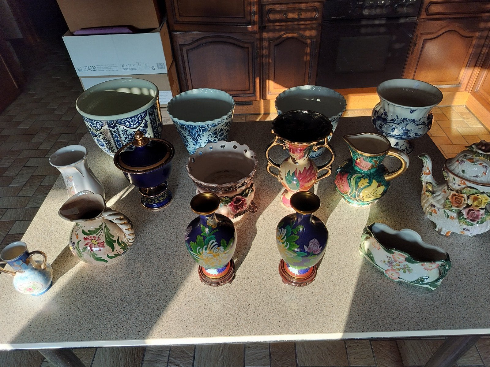 Pots à fleurs et vases vintage, Enlèvement
