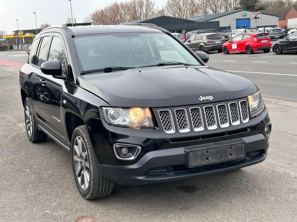 Jeep Compass 2.2 Diesel 120kw 4x4, Auto's, Jeep, Euro 5, Lane Keeping Assist, Zwart, 4 cilinders