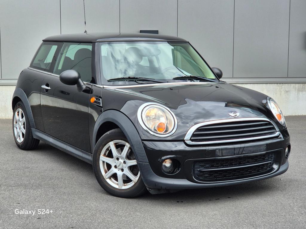 Mini Cooper One D 1.6 Diesel euro 5, Euro 5, Stof, Zwart, 4 cilinders
