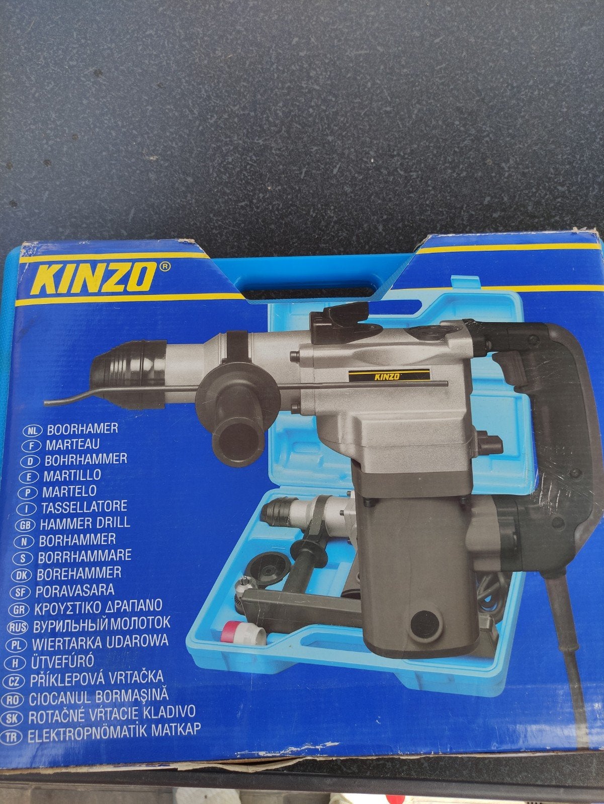 zware multi boorhamer, Doe-het-zelf en Bouw, Gereedschap | Boormachines, Ophalen, Zo goed als nieuw, Boor- en/of Breekhamer, Klopboormechanisme