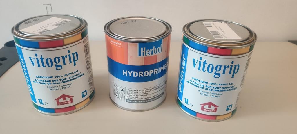 Primer 3x 1 liter, Ophalen