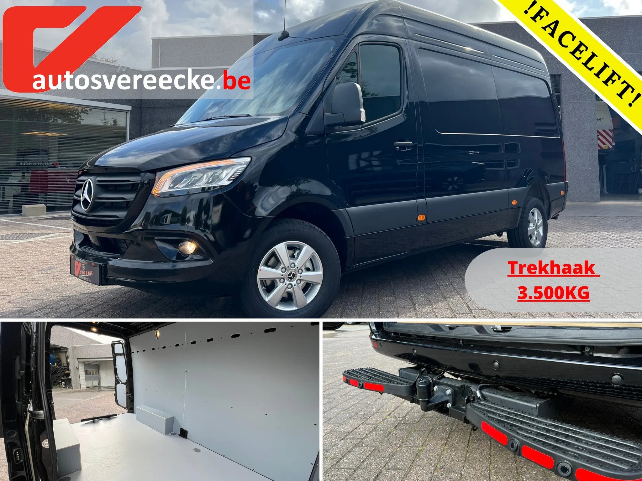 MERCEDES SPRINTER_319 RWD L2H2 SL3.5T AUTO, Autos, 245 g/km, Achat, Entreprise, 3 places