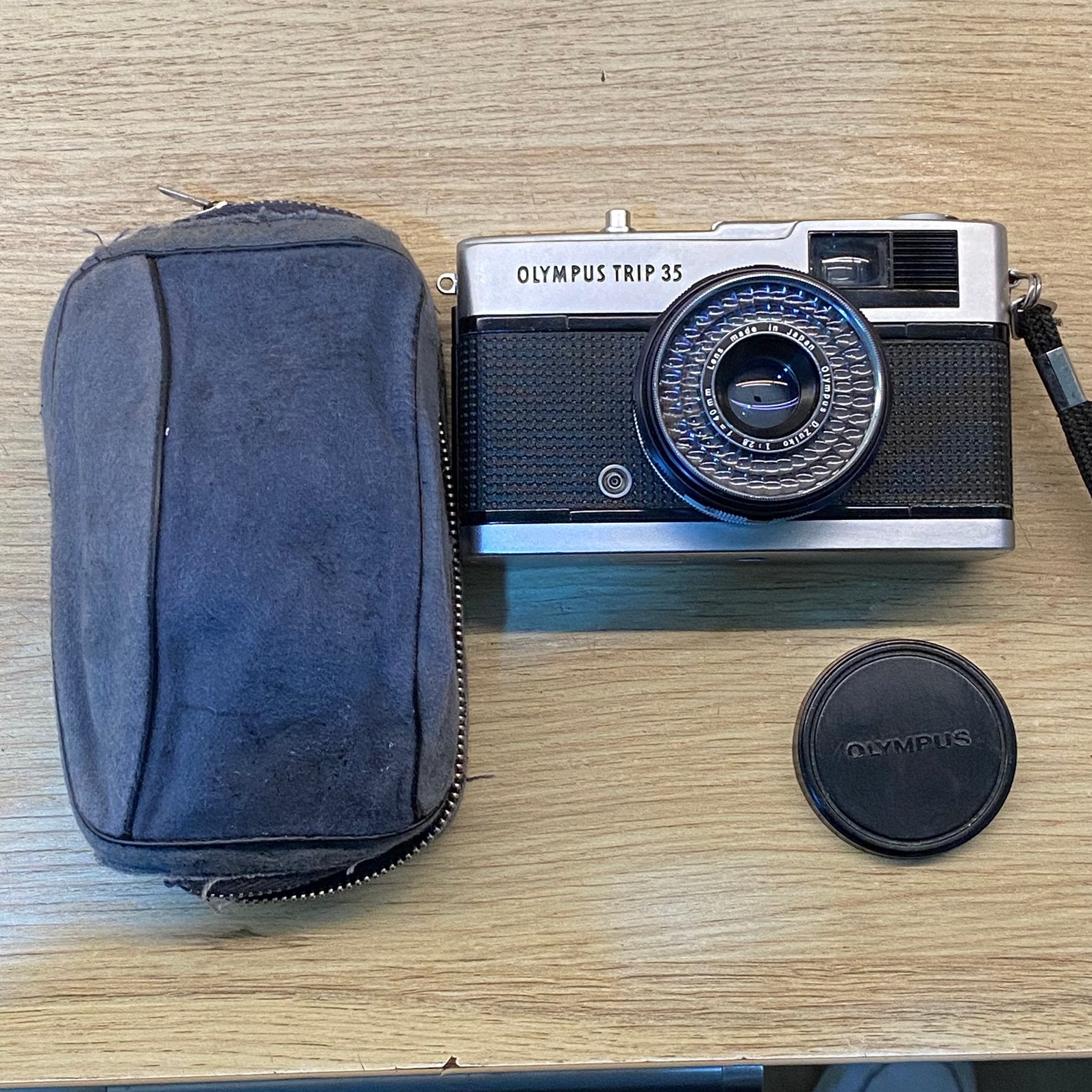 Olympus Trip 35, Zuiko 40mm f2.8 *comme neuf, TV, Hi-fi & Vidéo, Enlèvement ou Envoi, Comme neuf, Compact, Olympus