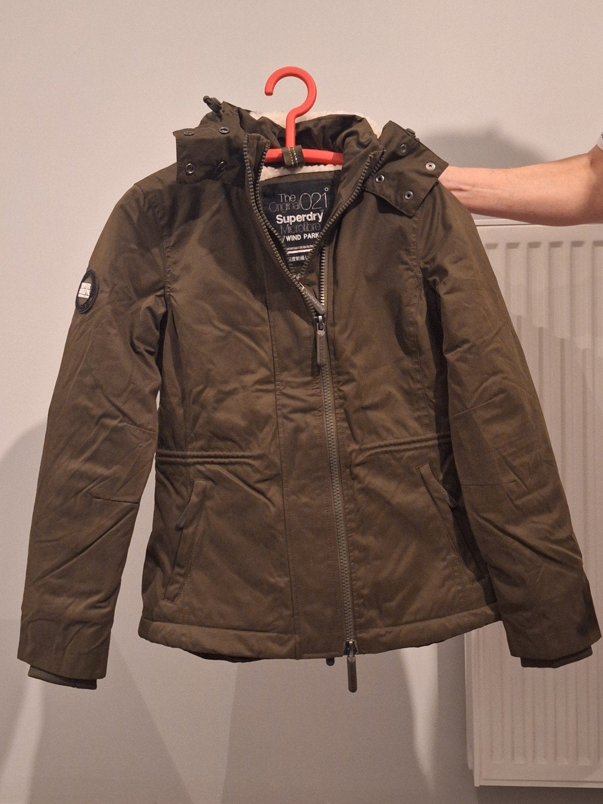 Superdry jas, Ophalen, Nieuw, Maat 38/40 (M), Groen