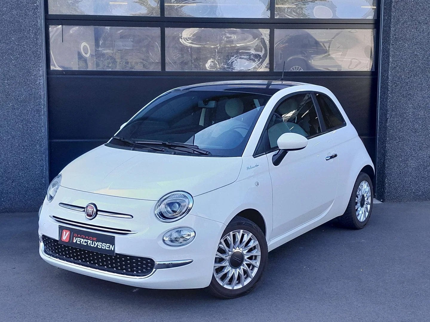 Fiat 500 500 1.0i MHEV Dolcevita (bj 2021), Auto's, 4 zetels, Gebruikt, Euro 6, Wit