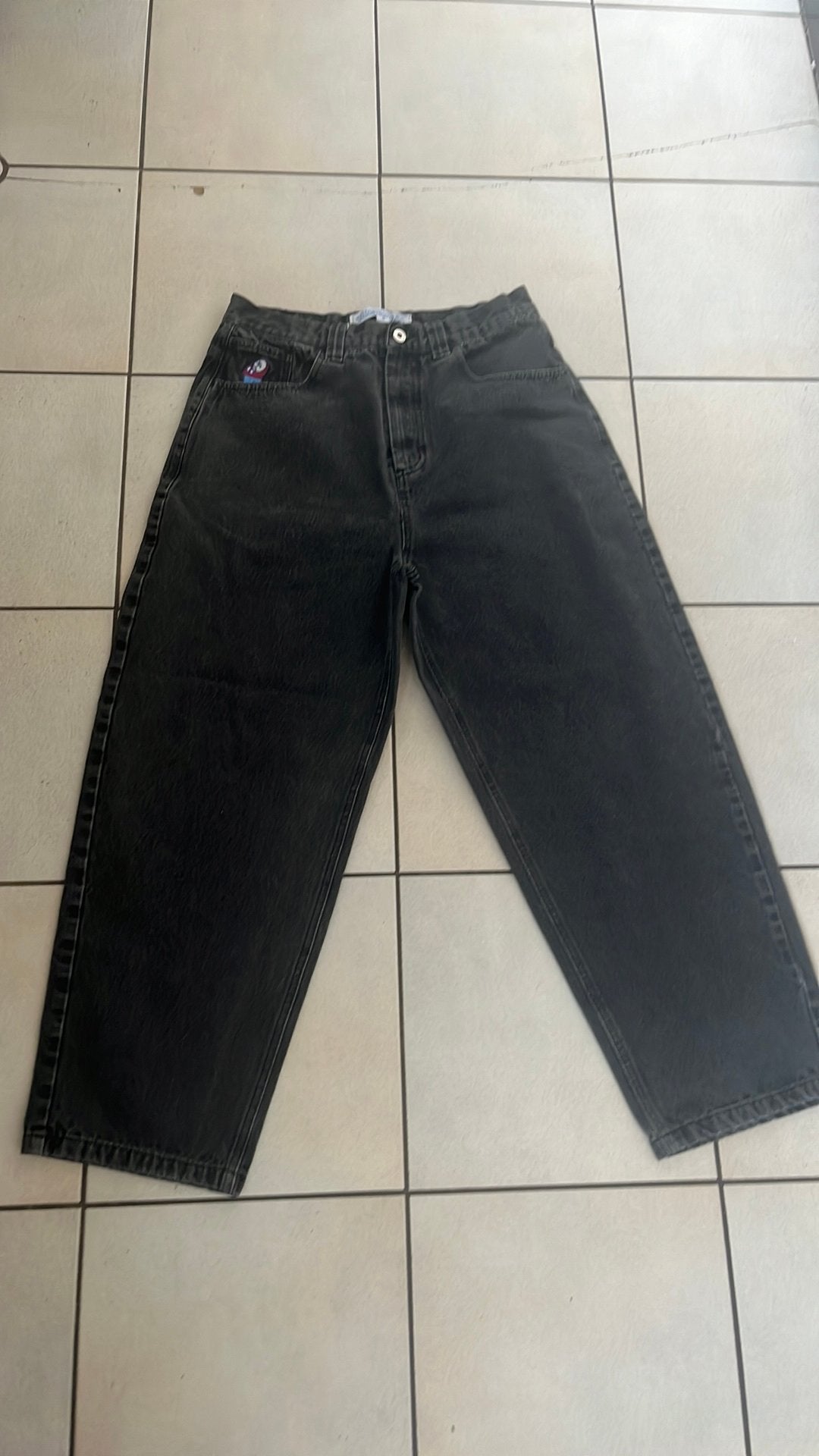 Bigboy broek, Ophalen of Verzenden, Zo goed als nieuw, Maat 46 (S) of kleiner, Zwart