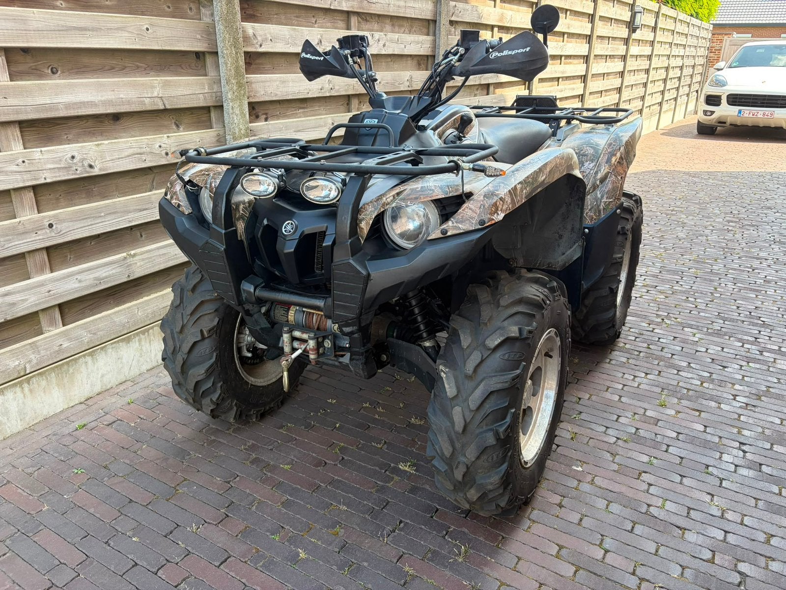 Yamaha Grizzly 700 FI - 4x4 - 2100 km - 2008, Motos, 1 cylindre, 700 cm³, Plus de 35 kW