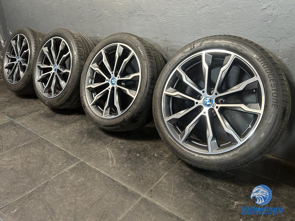 Originele BMW X3 X4 G01 G02 Style 699M 20 inch breedset antr, -, -, Banden en Velgen, Ophalen of Verzenden
