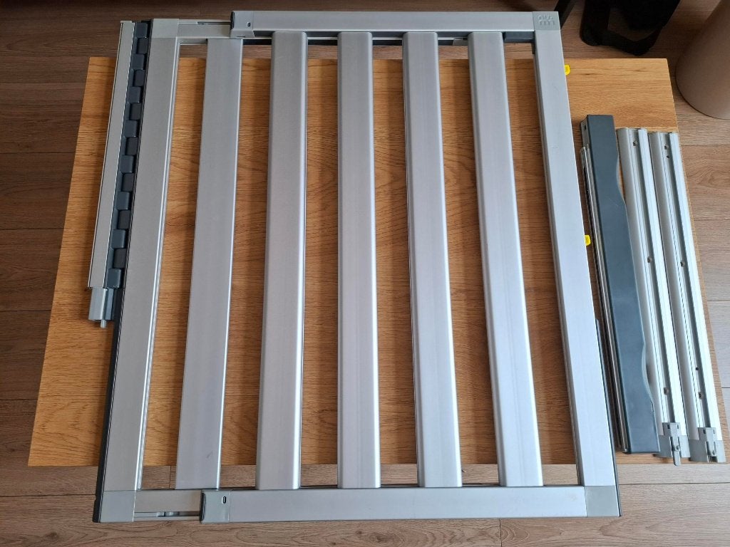 Veiligheidshekje voor kinderen, Kinderen en Baby's, Traphekjes, Ophalen, Gebruikt, Aluminium, 100 tot 115 cm