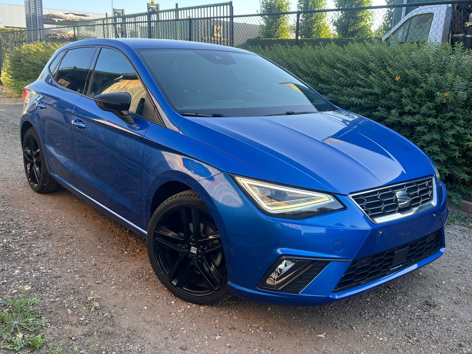 Seat Ibiza FR 1.0TSI, bj2023, 57.000km. Apple/android, Auto's, Stof, Blauw, Ibiza, Bedrijf