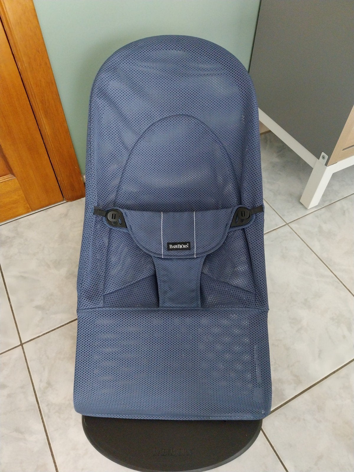 Wipper BabyBjörn mesh blauw, Kinderen en Baby's, Ophalen, Gebruikt