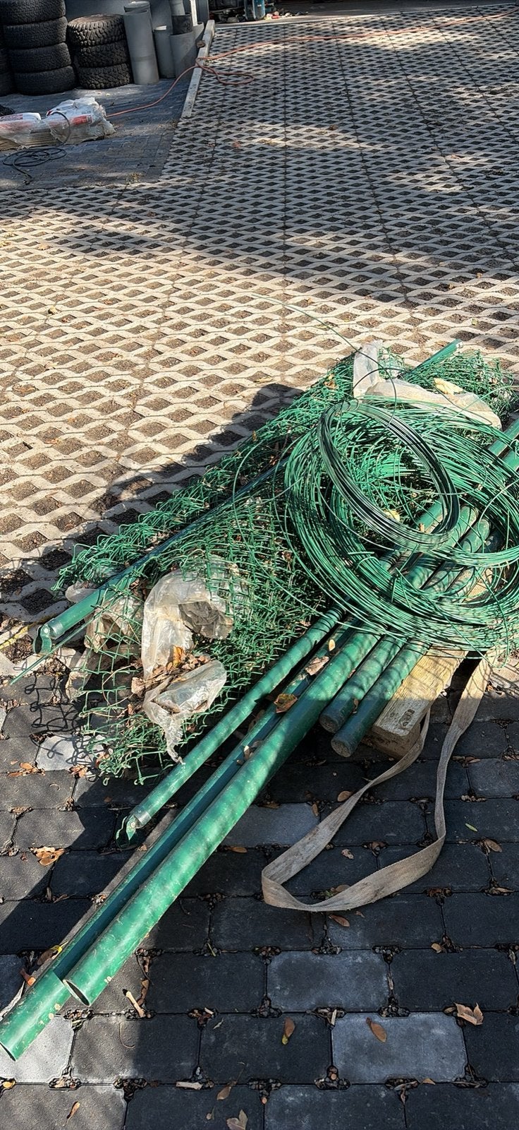Groene afsluiting, Enlèvement, Neuf