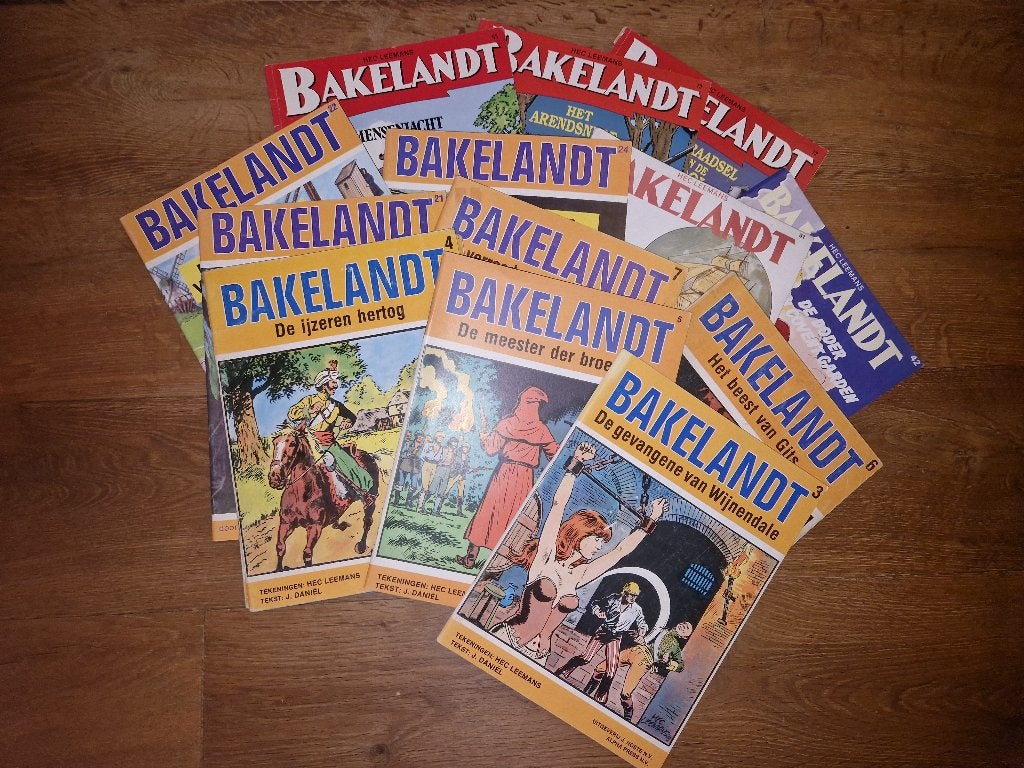 bakelandt verschillende strips, Plusieurs BD, Enlèvement ou Envoi, Utilisé, Hec Leemans