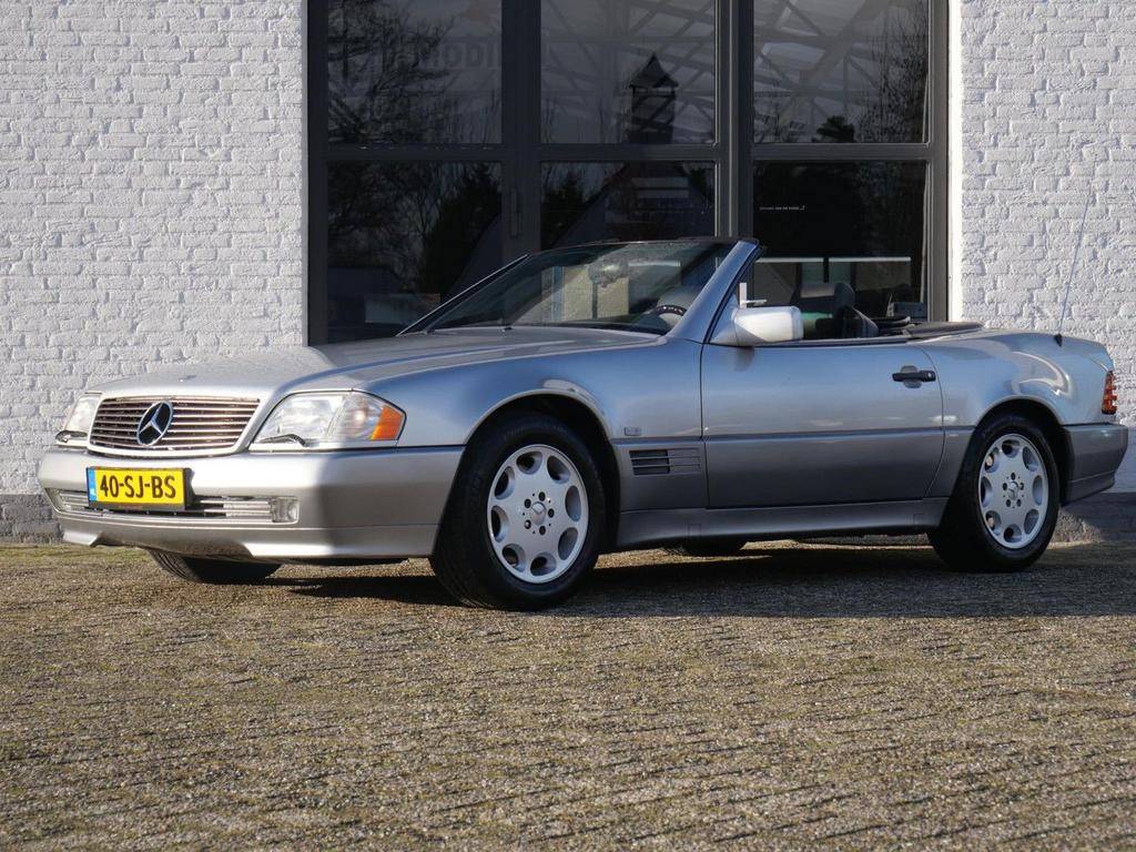 Mercedes-Benz SL-klasse Cabrio 500 97.000km !!! Luchtvering, Auto's, Mercedes-Benz, Automaat, Zwart, Cabriolet, Bedrijf
