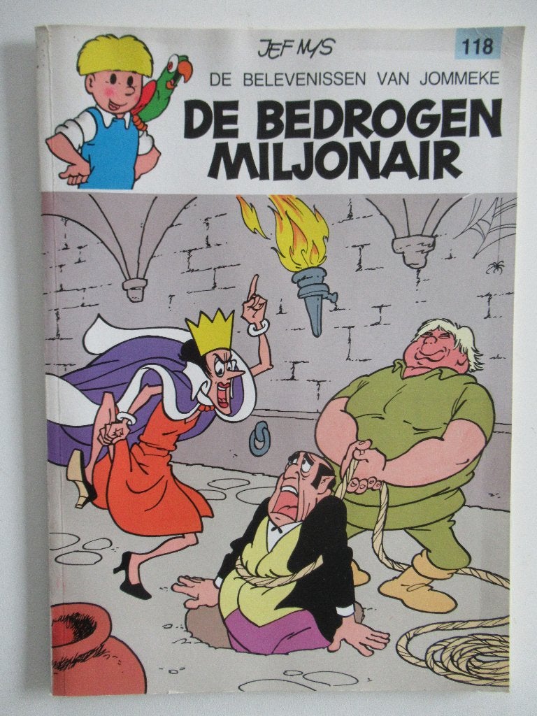 jommeke...nr.118...de bedrogen miljonair, Boeken, Ophalen of Verzenden, Gelezen
