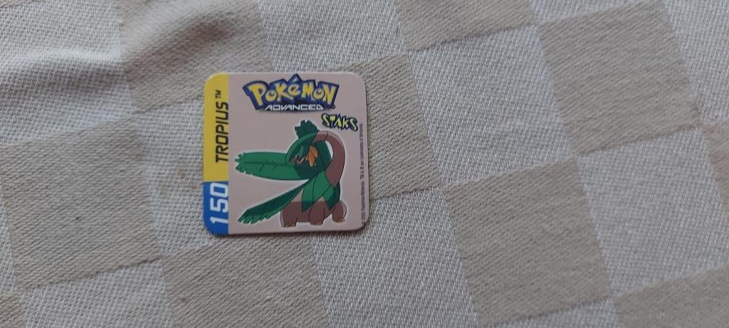 pokemon magneet panini staks Trophius uit 2003, Hobby en Vrije tijd, Ophalen of Verzenden, Nieuw, Overige typen