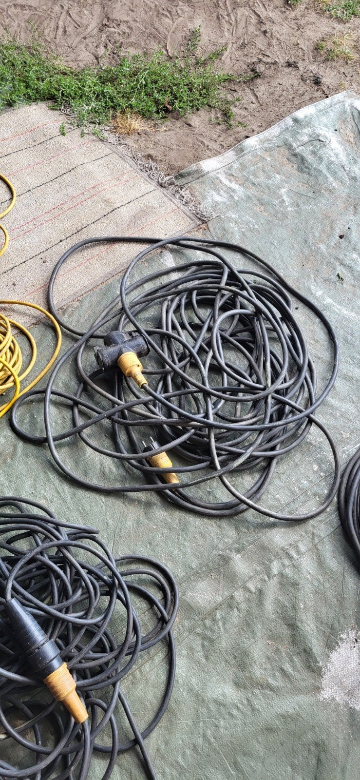 elektriciteitskabels te koop wegens niet meer gebruikt, Enlèvement