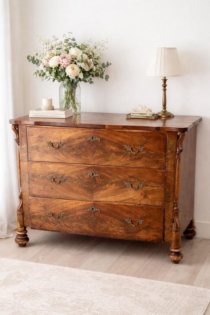 Biedermeier Mahonie ladenkast antiek, Ophalen