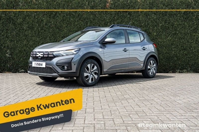 Dacia Sandero TCe Stepway Expression 90PK / Airco / NAVI, Argent ou Gris, Achat, Euro 6, Noir