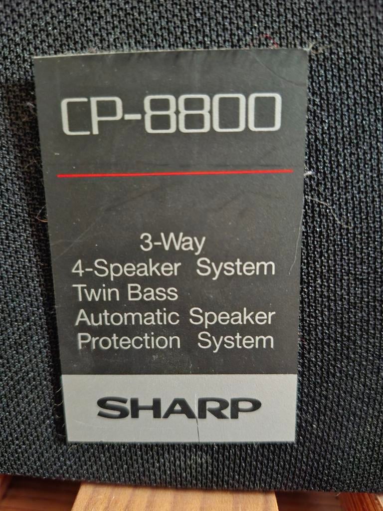 Sharp CP-8800, Audio, Tv en Foto, Stereoketens, Ophalen, Gebruikt, Losse componenten, Sharp