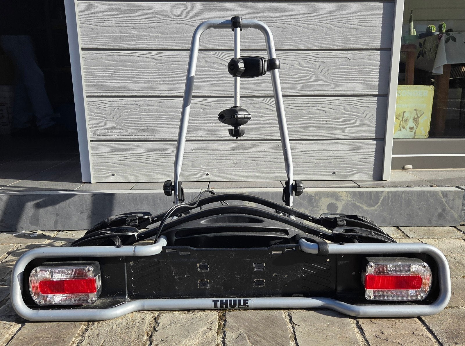 Fietsendrager Thule EuroRide 940, Auto diversen, Ophalen, 2 fietsen, Zo goed als nieuw, Trekhaakdrager