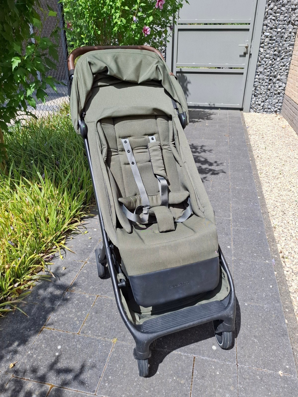 Dubatti Smart E3 - Vouwbare buggy - Groen / zwart + EXTRA's!, Enfants & Bébés, Buggys, Enlèvement, Utilisé, Autres marques, Ombrelle