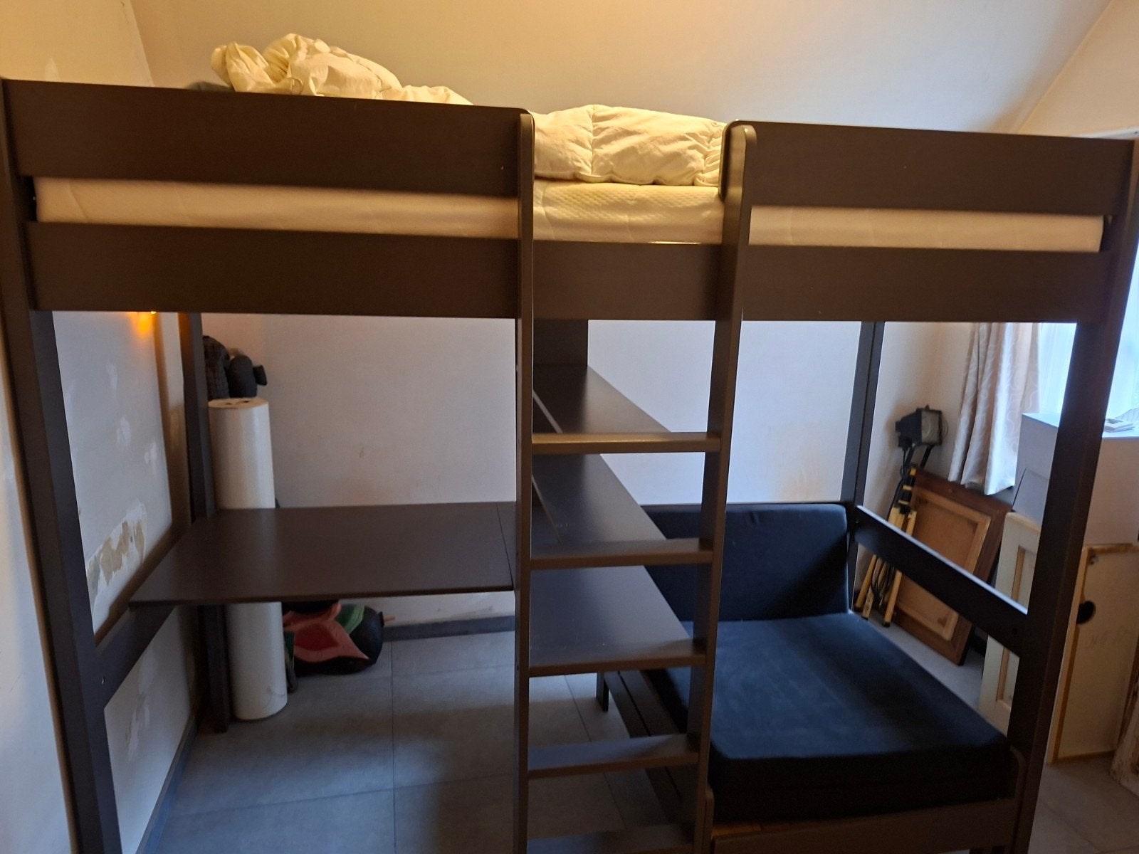 hoogslaper, Maison & Meubles, Chambre à coucher | Lits superposés & Lits mezzanines, Enlèvement, Lit mezzanine