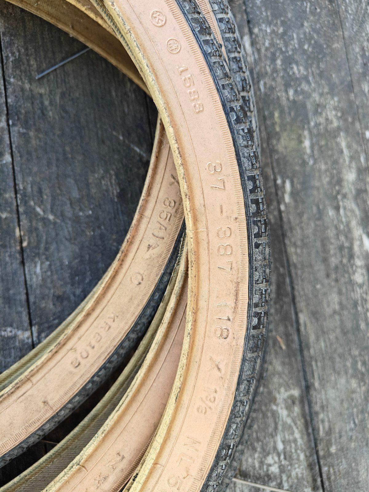 4x buitenband 37-387 (18x1 3/8), Ophalen