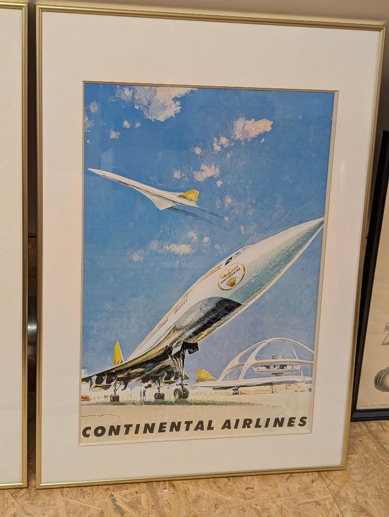 affiche CONCORDE+ affiche SABENA, Enlèvement